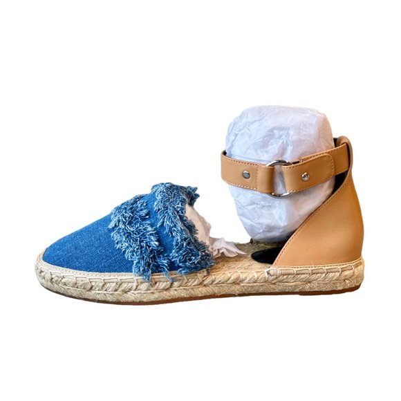 NIB REBECCA MINKOFF VICKY EMBROIDERED ESPADRILLE FLATS - Picture 2 of 8